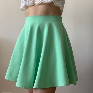 RETRO MINT CIRCLE SKIRT